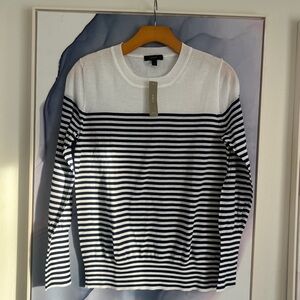 J. Crew White Knit Sweater